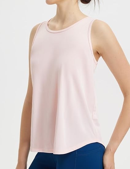 Women's Workout Tops Sleeveless Running Athletic Shirts Tank Tops Racerback Quick Dry UPF 50+